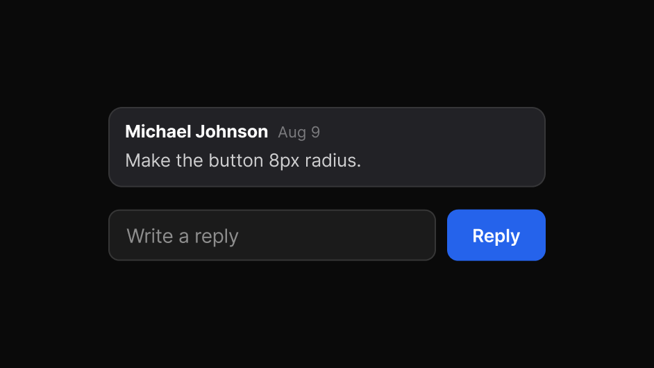 Reply in context